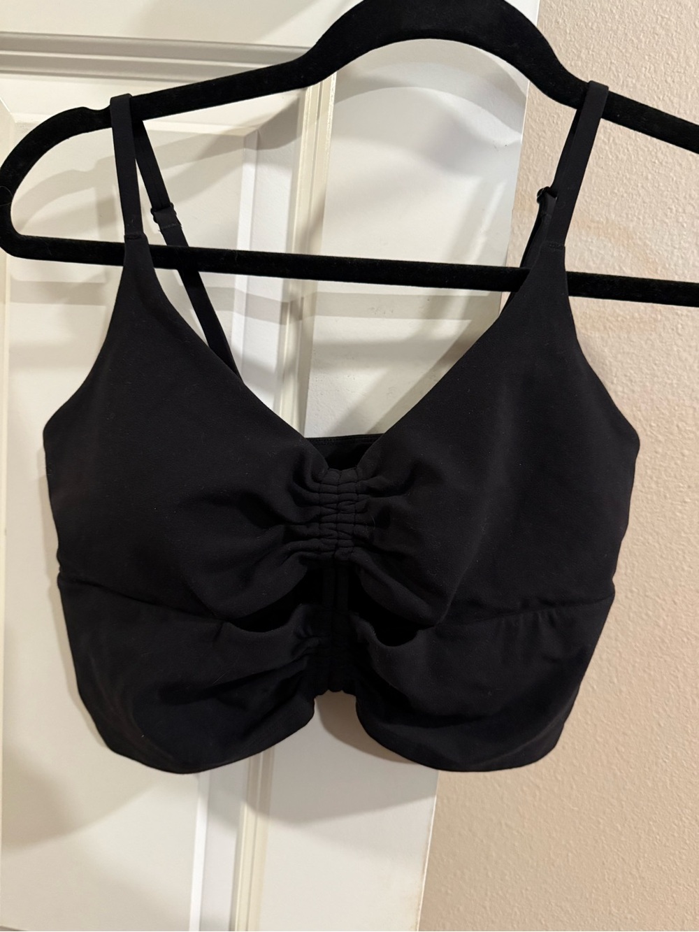 Black Women's Ruched Front Bralette - Athleta